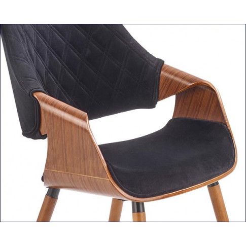 Zdjęcie drewniane krzesło z podłokietnikami Bento - sklep Edinos.pl