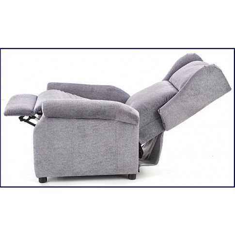 Szczegółowe zdjęcie nr 4 produktu Rozkładany fotel uszak wypoczynkowy Alden - beżowy
