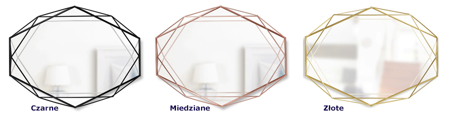 Szykowne lustra Mifrob - ścienne