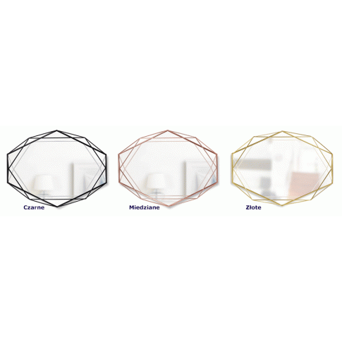 Szczegółowe zdjęcie nr 5 produktu Vintage lustro Mifrob - miedziane