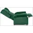Zielony rozkładany fotel wypoczynkowy Alden 2X