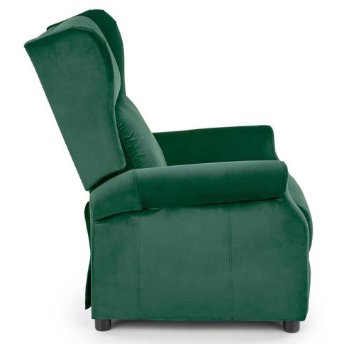 Zielony wypoczynkowy fotel rozkładany Alden 2X