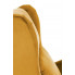 Musztardowy rozkładany fotel uszak Alden 2X