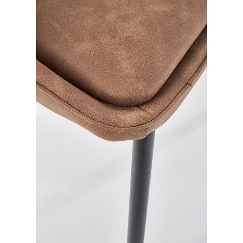 Szczegółowe zdjęcie nr 10 produktu Tapicerowane krzesło muszelka Bono - jasny brąz