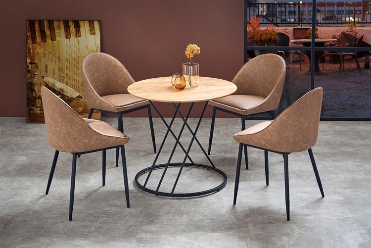 Wizualizacja wnętrza z krzesłami Dalton.