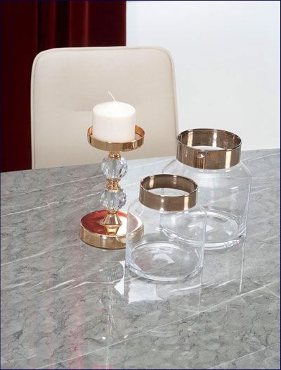 Produkt Stół glamour do salonu Combra - marmur