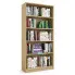 Duży regał na książki dąb sonoma - Fawios 4X