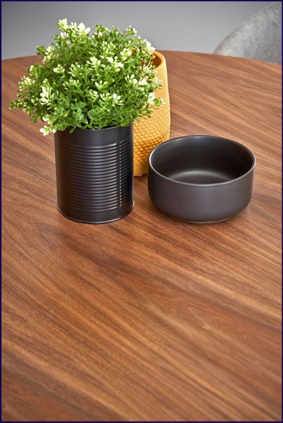 Produkt Industrialny okrągły stół Boferi - orzechowy