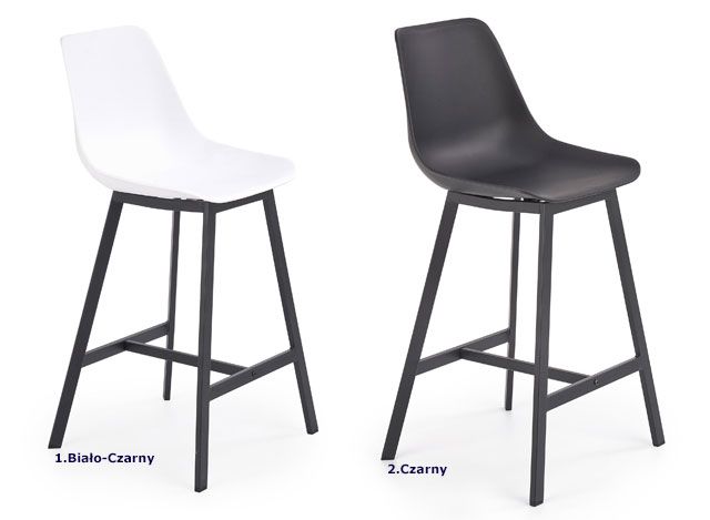 Minimalistyczny bia.ło-czarny hoker Emina