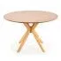 Zdjęcie produktu Okrągły stół minimalistyczny w kolorze dębowym - Froser.