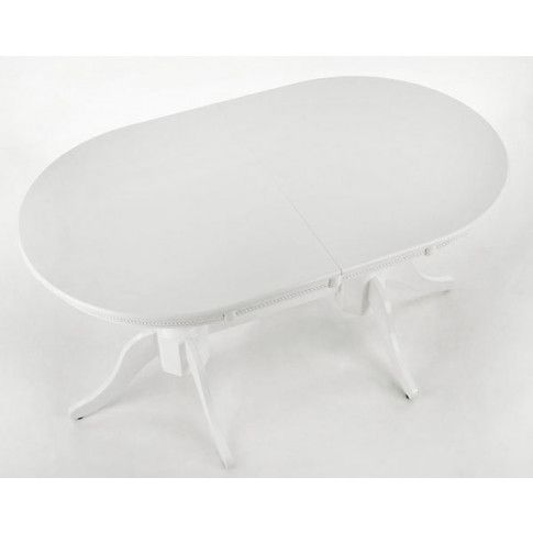 Szczegółowe zdjęcie nr 8 produktu Klasyczny stół rozkładany Nadir - biały