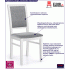 Fotografia Drewniane krzesło Prince - Białe z kategorii Krzesła tapicerowane