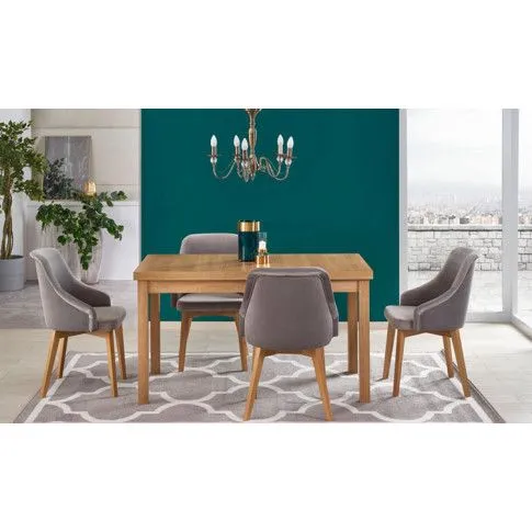 Zdjęcie rozkładany stół nowoczesny Saofo 2X dąb riviera | Edinos.pl