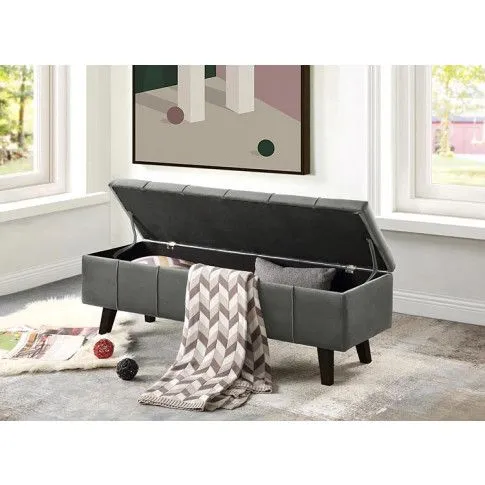 Szczegółowe zdjęcie nr 4 produktu Ławka siedzisko Orsa - jasny popiel