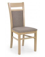Skandynawskie krzesło drewniane Lettar - Dąb sonoma