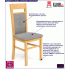 Fotografia Skandynawskie krzesło drewniane Lettar - Dąb miodowy z kategorii Krzesła