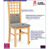 Fotografia Krzesło drewniane Eddie - Dąb miodowy z kategorii Krzesła drewniane