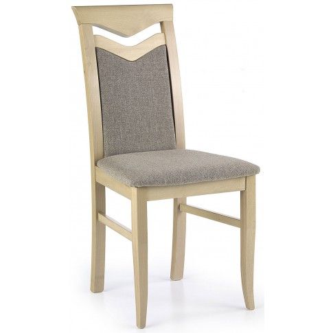 Zdjęcie produktu Tapicerowane krzesło skandynawskie Eric - dąb sonoma.