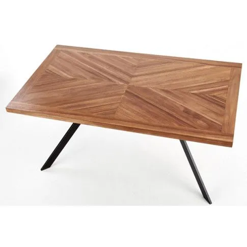 Szczegółowe zdjęcie nr 5 produktu Industrialny stół do salonu Frizio - orzechowy