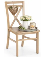 Krzesło skandynawskie dąb sonoma - Gini w sklepie Edinos.pl