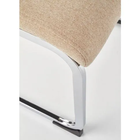 Szczegółowe zdjęcie nr 8 produktu Tapicerowane krzesło Ormond - beżowe