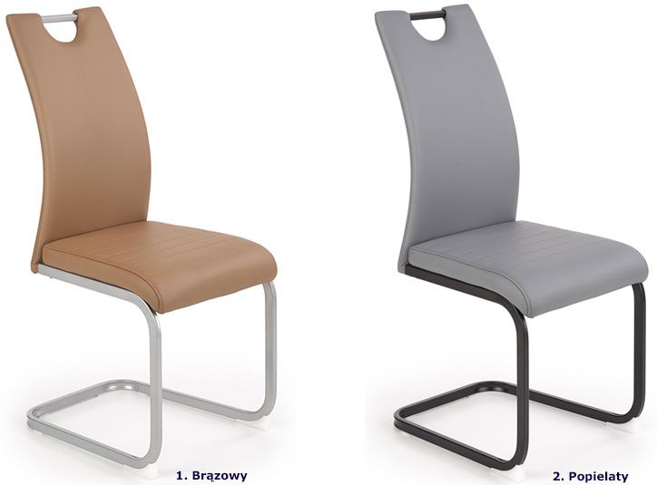 Krzesło Reven - wizualizacja dwóch kolorów.