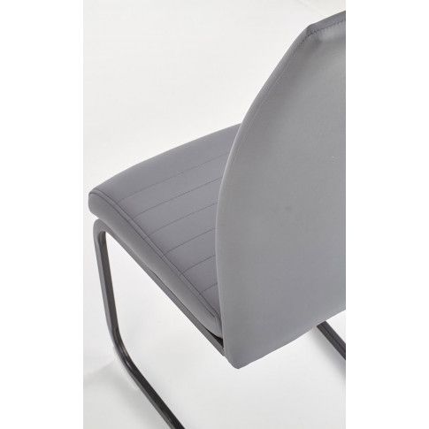 Szczegółowe zdjęcie nr 7 produktu Tapicerowane krzesło Reven - popielate