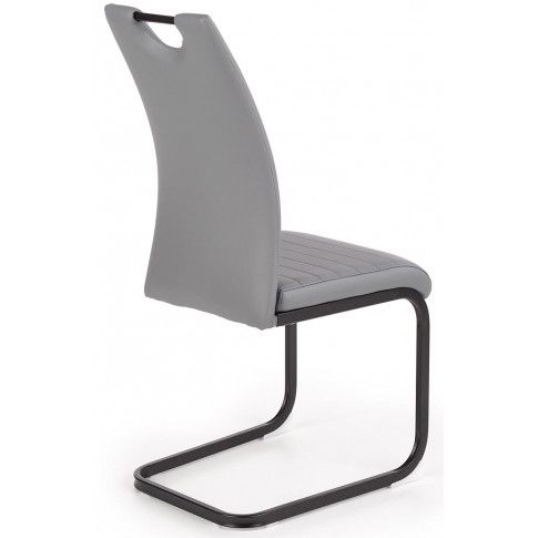 Szczegółowe zdjęcie nr 5 produktu Tapicerowane krzesło Reven - popielate