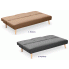 Szczegółowe zdjęcie nr 4 produktu Sofa rozkładana Uzzi - beżowa