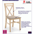 Fotografia Krzesło drewniane Vegas - dąb sonoma z kategorii Krzesła drewniane