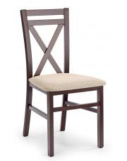 Krzesło drewniane Vegas - ciemny orzech w sklepie Edinos.pl