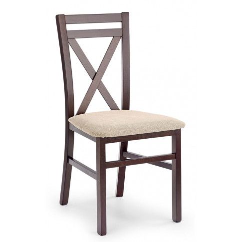 Zdjęcie produktu Krzesło drewniane Vegas - ciemny orzech.