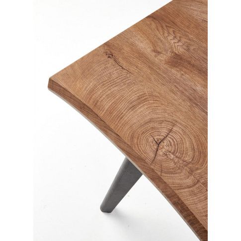 Szczegółowe zdjęcie nr 11 produktu Rozkładany stół minimalistyczny Polis - dąb naturalny