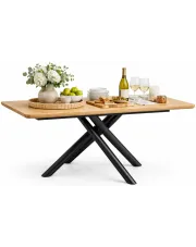 Loftowy stół rozkładany Vinum - dąb naturalny w sklepie Edinos.pl