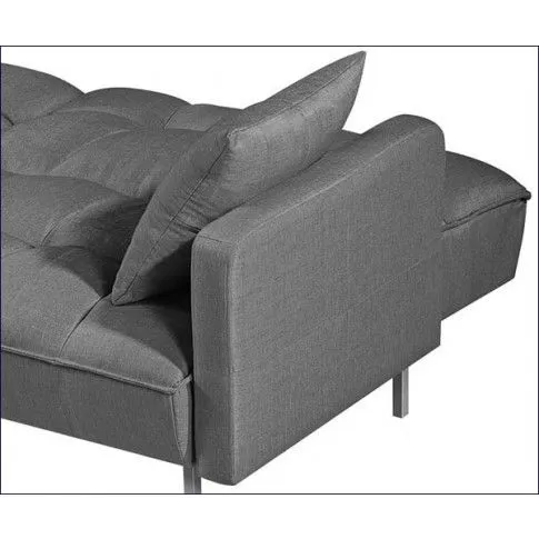 Zdjęcie popielata pikowana rozkładana sofa Ervin | Edinos.pl
