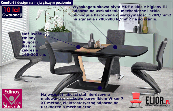 Tapicerowane krzesło Malika popiel
