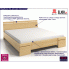 Fotografia Drewniane wysokie łóżko Ventos 3X - 6 ROZMIARÓW z kategorii Łóżka drewniane 120x200