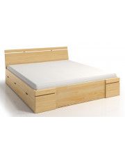 Drewniane łóżko z szufladami Ventos 5X - 5 ROZMIARÓW w sklepie Edinos.pl