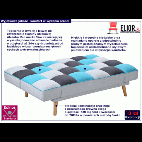 Fotografia Kanapa rozkładana Vonka z kategorii Kanapy i sofy