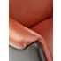 Szczegółowe zdjęcie nr 9 produktu Elegancki brązowy fotel obrotowy Kazar 