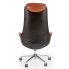 Szczegółowe zdjęcie nr 7 produktu Elegancki brązowy fotel obrotowy Kazar 