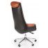 Szczegółowe zdjęcie nr 8 produktu Elegancki brązowy fotel obrotowy Kazar 