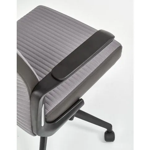 Szczegółowe zdjęcie nr 9 produktu Popielaty fotel obrotowy do biura - Silver