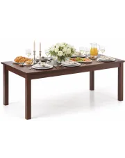 Stół rozkładany ciemny orzech - Molus w sklepie Edinos.pl