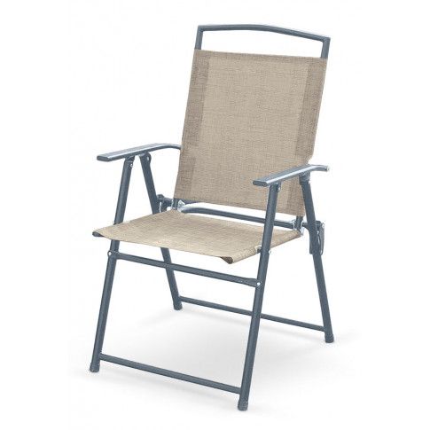 Zdjęcie produktu Składane krzesło ogrodowe Soner - popiel.
