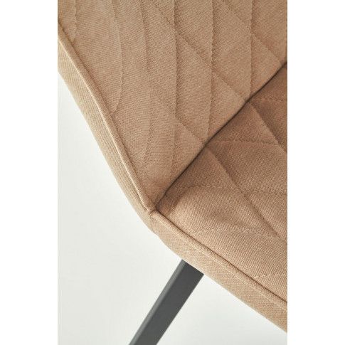 Szczegółowe zdjęcie nr 9 produktu Tapicerowane krzesło Monaco - beżowe