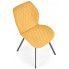 Szczegółowe zdjęcie nr 4 produktu Tapicerowane krzesło Monaco - musztardowe