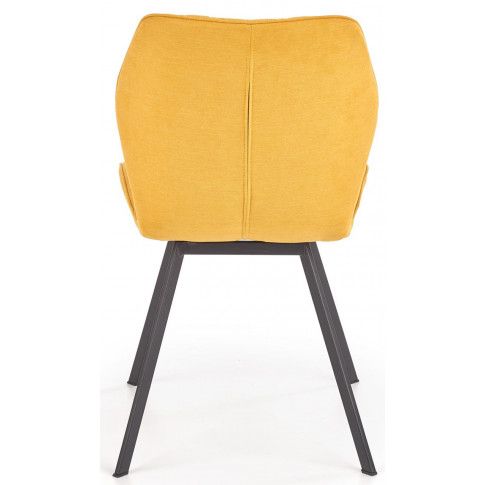 Szczegółowe zdjęcie nr 7 produktu Tapicerowane krzesło Monaco - musztardowe