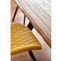 Szczegółowe zdjęcie nr 11 produktu Tapicerowane krzesło Monaco - musztardowe