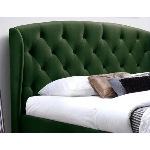 Zdjęcie tapicerowane pikowane łóżko małżeńskie Xamo | Edinos.pl